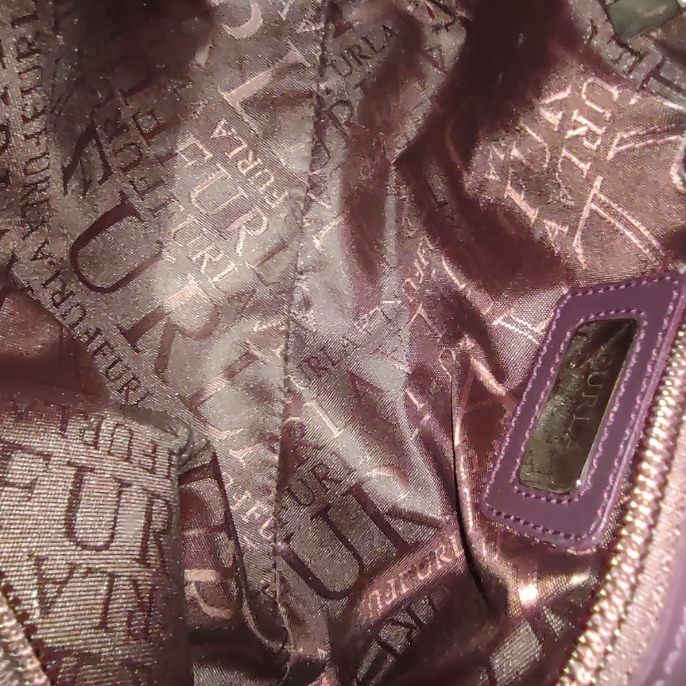 Furla Burgundy Leather Bag - Picture 14 of 14